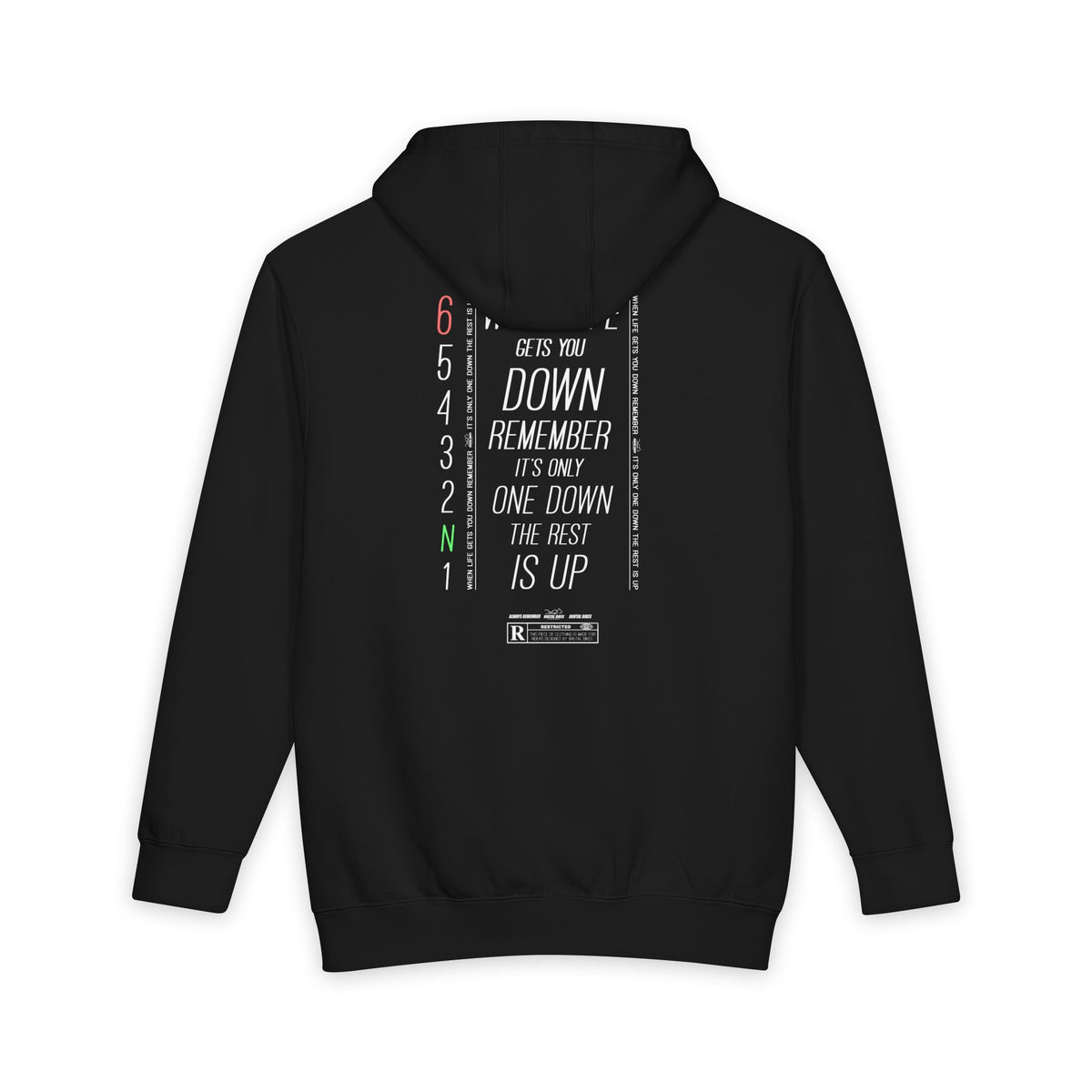 Copy of 1 UP - 5 DOWN / HEAVYWEIGHT HOODIE