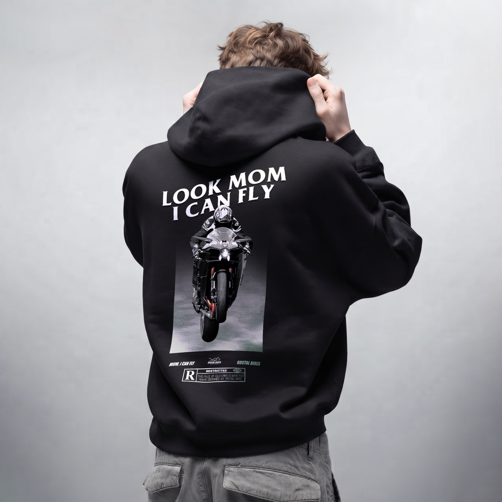 LOOK MOM - I CAN FLY / HEAVYWEIGHT HOODIE