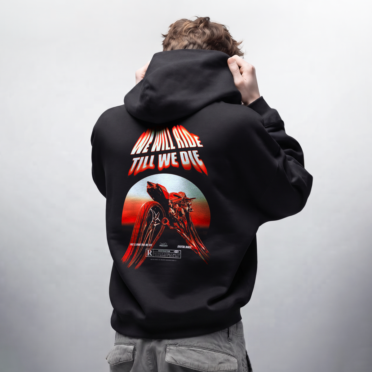 WE WILL RIDE - TILL WE DIE / HEAVYWEIGHT HOODIE